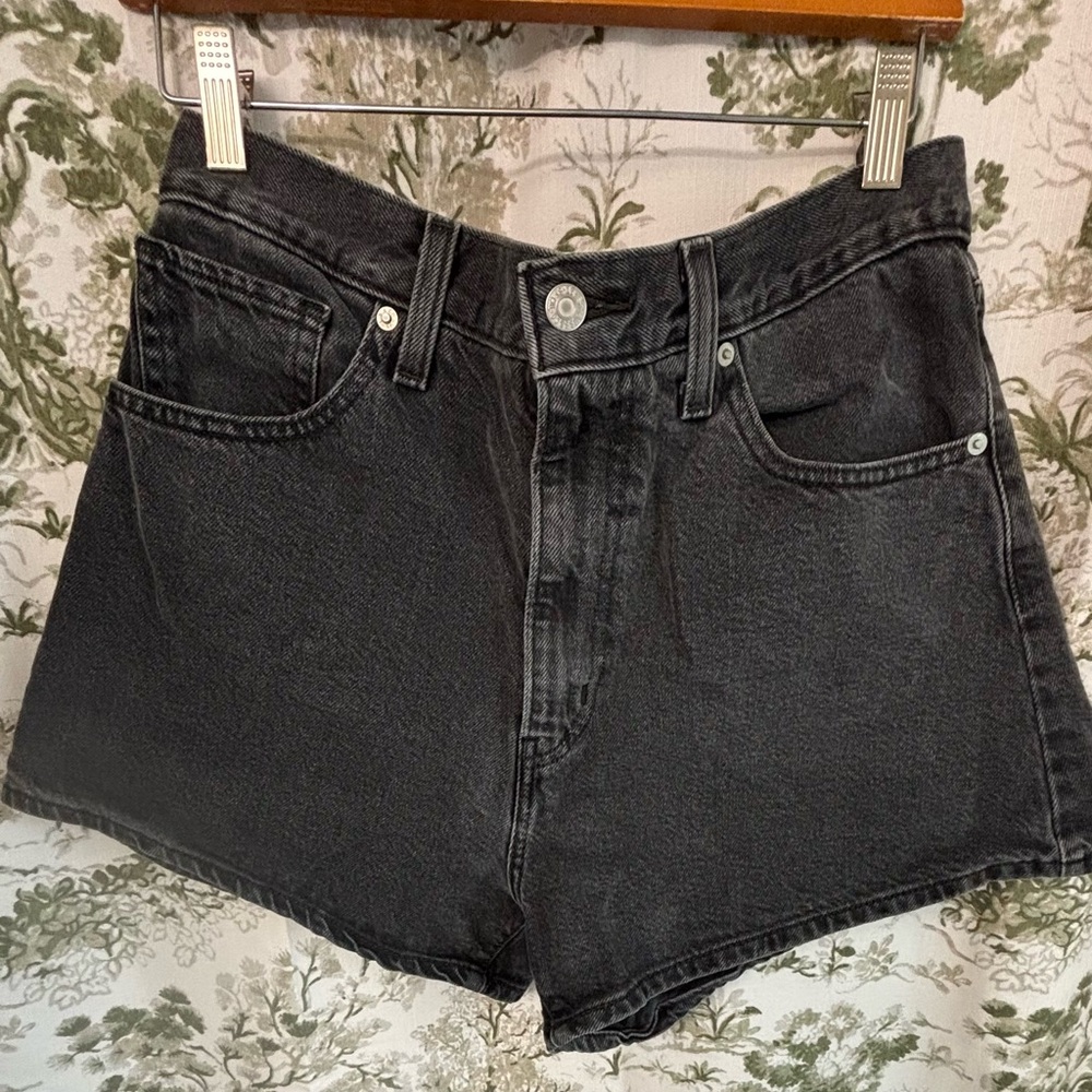 Classic Black Jean Shorts for Women